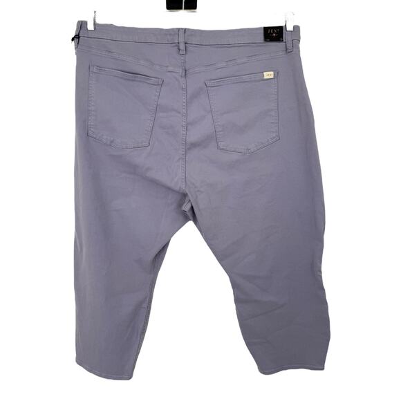 Jen7 by 7 for All Mankind Capri w/ Side Slits purple plus size 26 - Picture 3 of 6